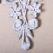 1 Yard Metallic Silver Venice Royal Crown Lace Trim 3.5 Inch Wide Vintage Inspired for Costumes and Home Decor